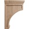 Ekena Millwork 2 1/2"W x 7"D x 10"H Large Gomez Wood Bracket, Mahogany BKTW02X07X10GOGM - alternate 4